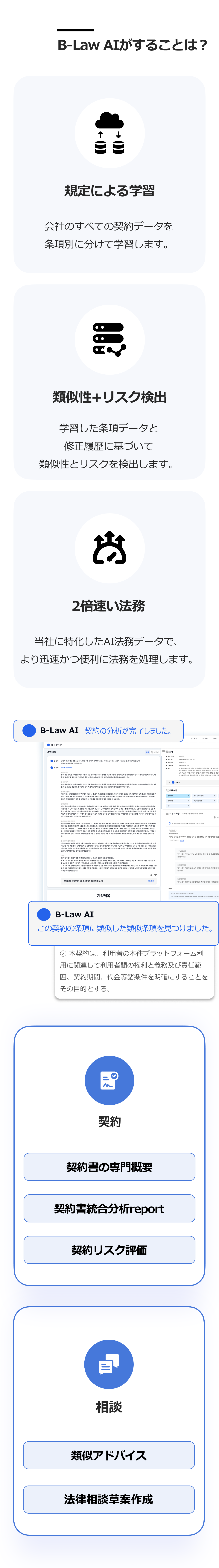 법틀 AI가 하는 일은? 조항별 학습, 유사성+리스크 탐지, 2배 더 빨라진 법무